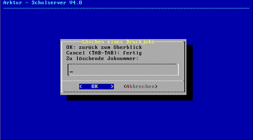 Druckauftrag löschen