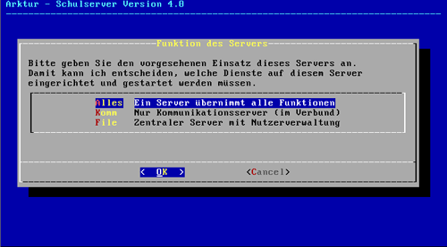 ein oder zwei Server-Lösung